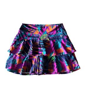 Tropical Print Women's Skort